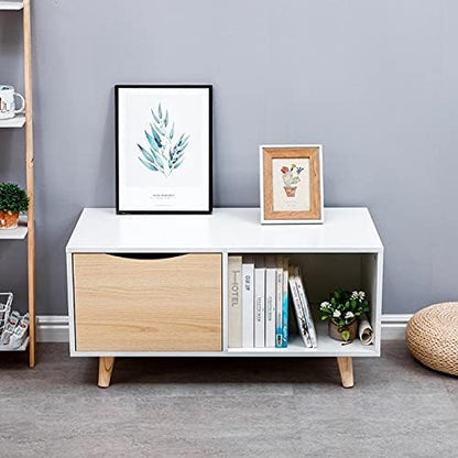 Minimalist Nightstand Table 🛏️✨ | Modern Bedside Storage Cabinet for Bedroom
