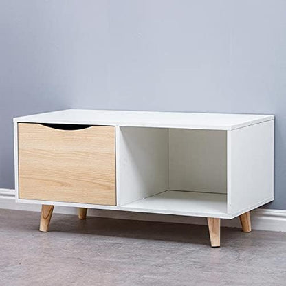 Minimalist Nightstand Table 🛏️✨ | Modern Bedside Storage Cabinet for Bedroom
