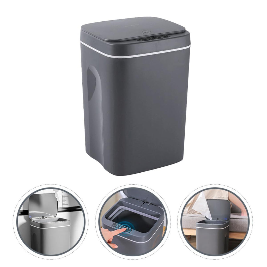 Smart Auto Sensor Trash Bin 🗑️✨ | Touch-Free Lid, Bathroom & Kitchen Use