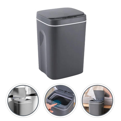 Smart Auto Sensor Trash Bin 🗑️✨ | Touch-Free Lid, Bathroom & Kitchen Use