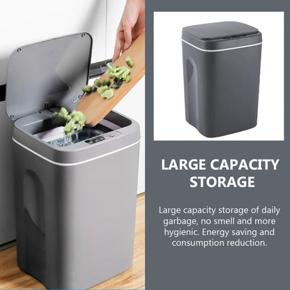 Smart Auto Sensor Trash Bin 🗑️✨ | Touch-Free Lid, Bathroom & Kitchen Use