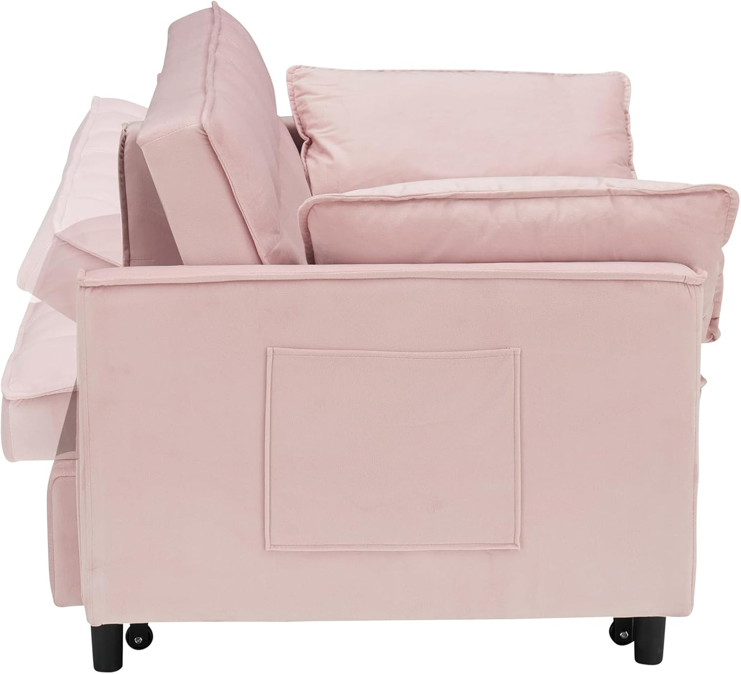 Velvet Floor Lounge Sofa 🛋️✨ | Convertible Soft Seating for Living Room & Bedroom
