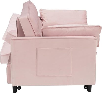 Velvet Floor Lounge Sofa 🛋️✨ | Convertible Soft Seating for Living Room & Bedroom