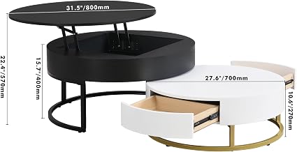 Modern Storage Coffee Table 🪑✨ | Lift-Top Compartment Living Room Table