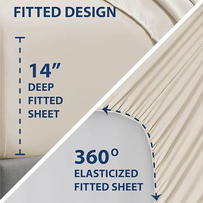🛏️ Ultra Soft Microfiber Pillowcase Set – Breathable Bedding Comfort ✨