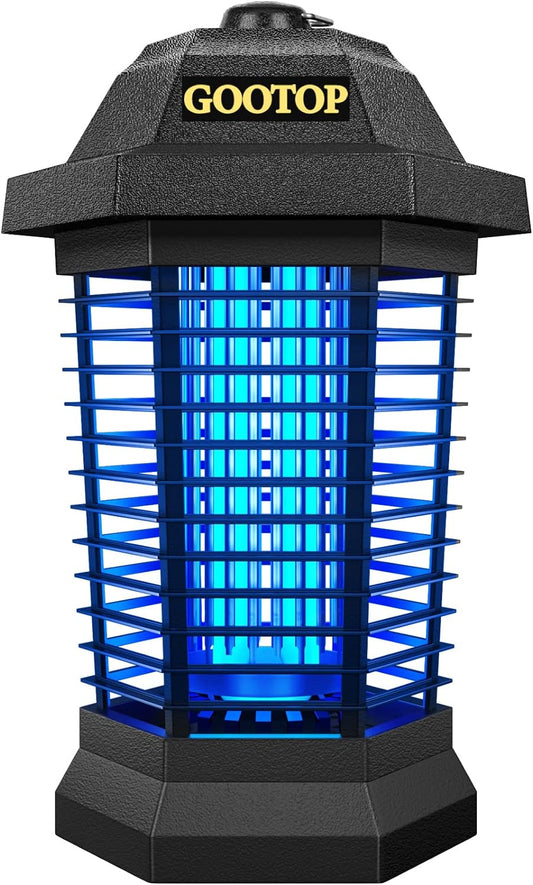 Electric Mosquito Zapper Outdoor | High Voltage Bug Killer Lamp for Patio, Garden, Backyard, Camping & Outdoor Living Space