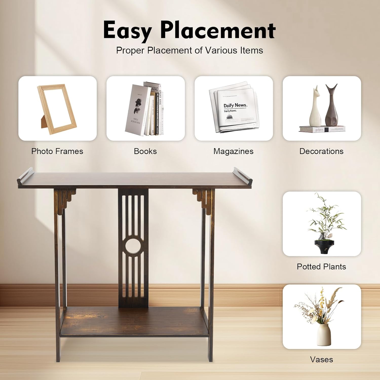 Modern Console Table 🪑✨ | Entryway & Hallway Storage Furniture