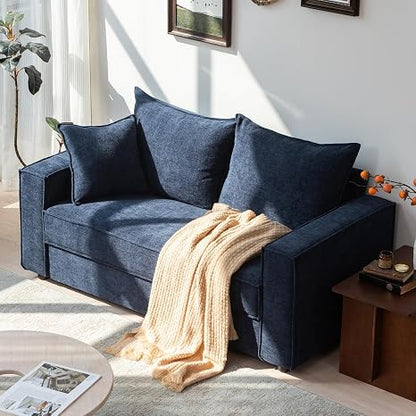 Modern Upholstered Loveseat 🛋️✨ | Compact Sofa for Apartment Living