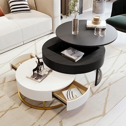 Modern Storage Coffee Table 🪑✨ | Lift-Top Compartment Living Room Table