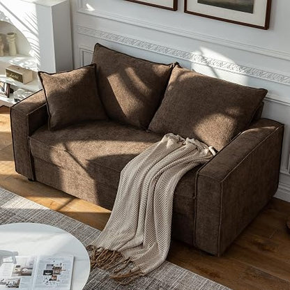 Modern Upholstered Loveseat 🛋️✨ | Compact Sofa for Apartment Living