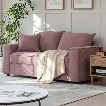 Modern Upholstered Loveseat 🛋️✨ | Compact Sofa for Apartment Living
