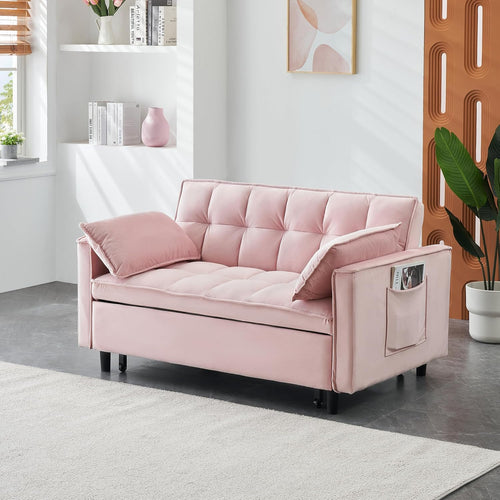 Velvet Floor Lounge Sofa 🛋️✨ | Convertible Soft Seating for Living Room & Bedroom
